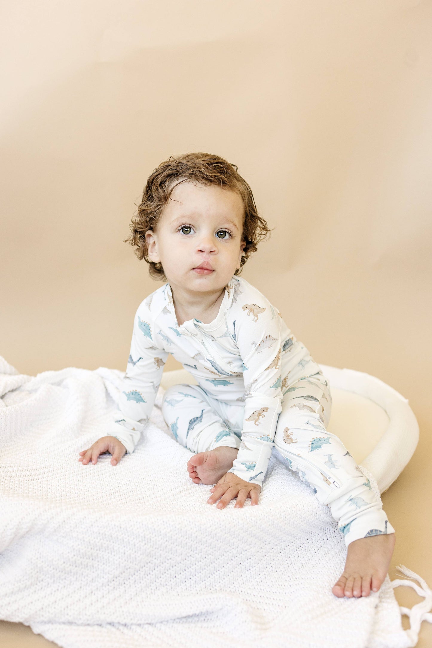 Snugglesaurus Zippy Romper Bamboo Baby Pajamas