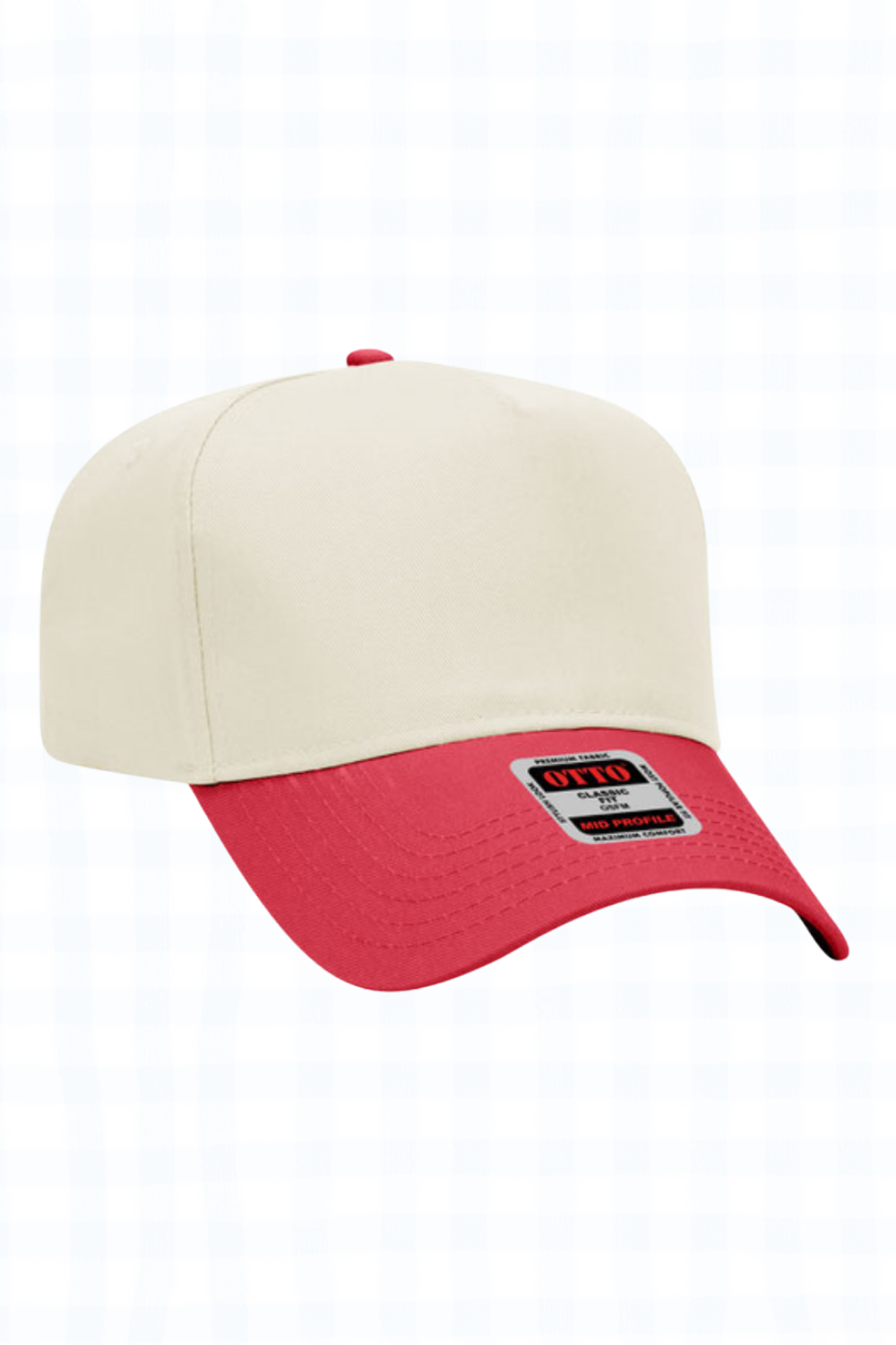 TRUCKER HAT - RED/NATURAL