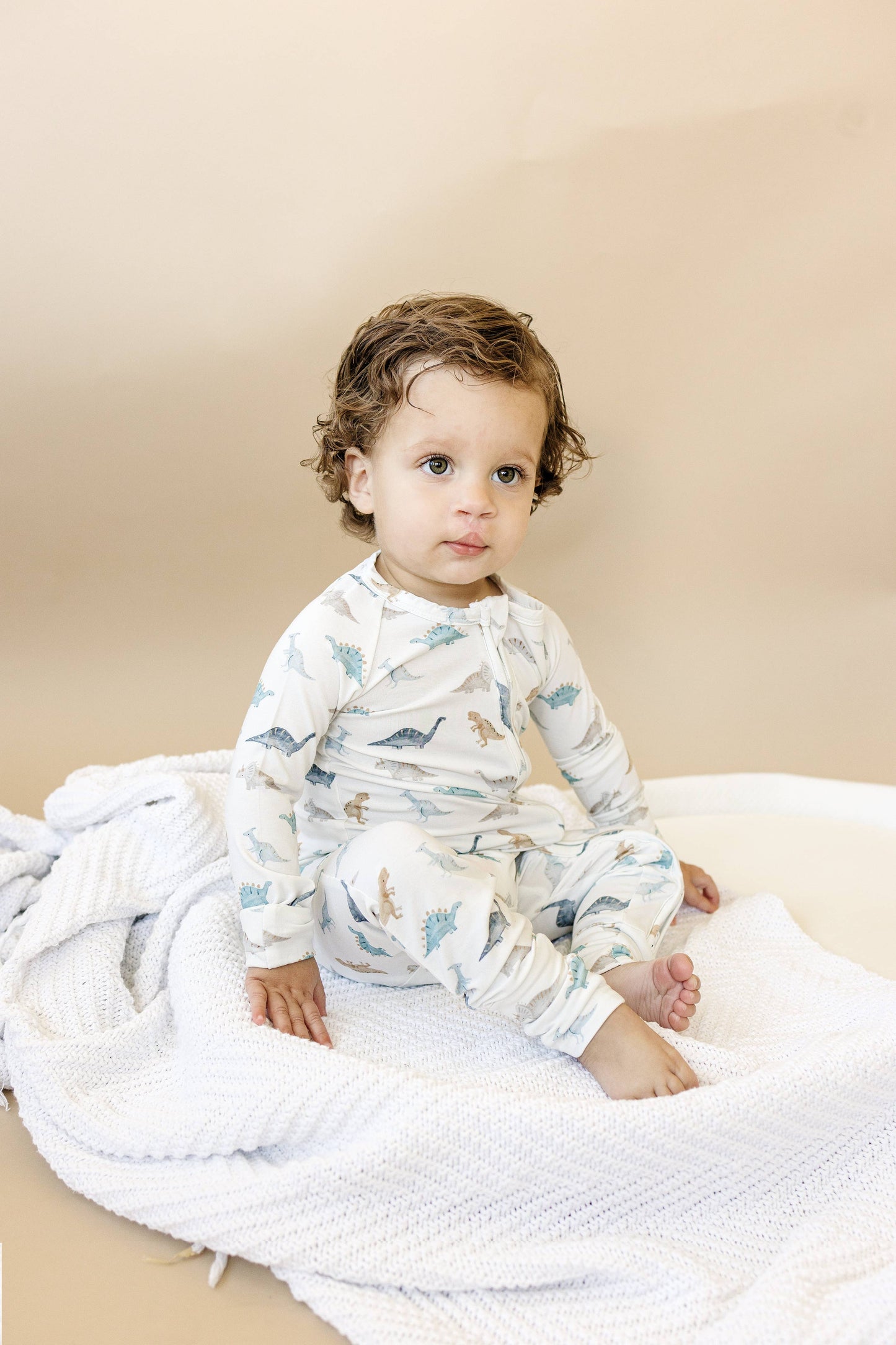 Snugglesaurus Zippy Romper Bamboo Baby Pajamas