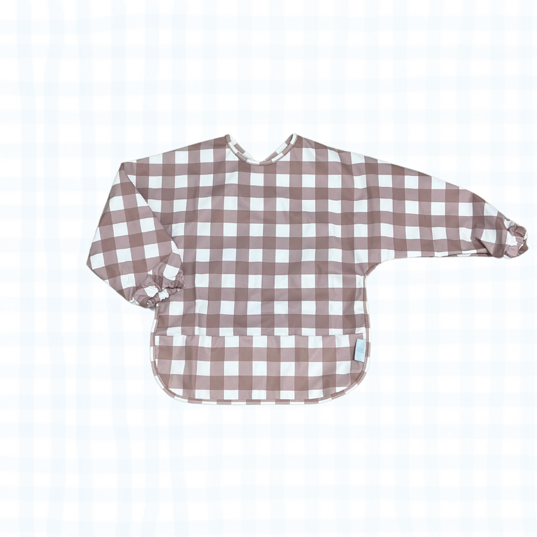 Gingham Catchall Bib