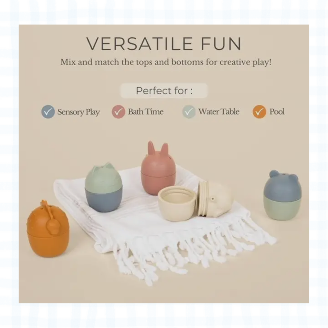 Animal Bath Toy Set