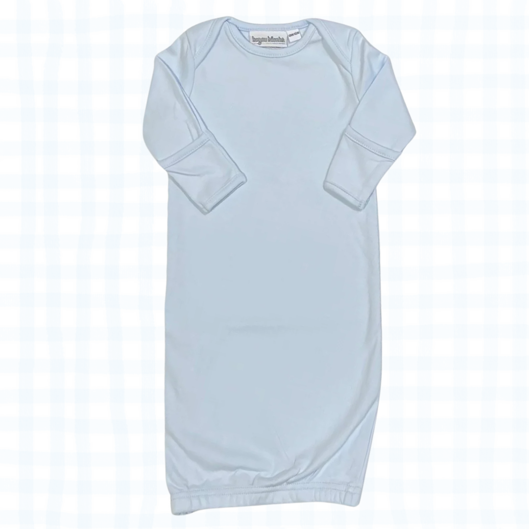 Newborn Gown - Baby Blue