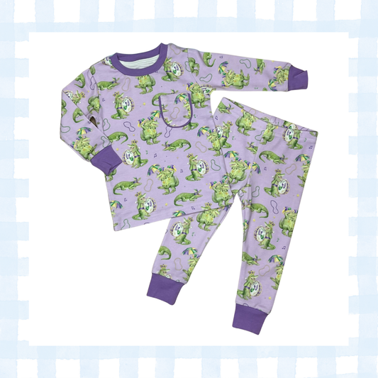 Gator Gras Organic Cotton Pajama Set