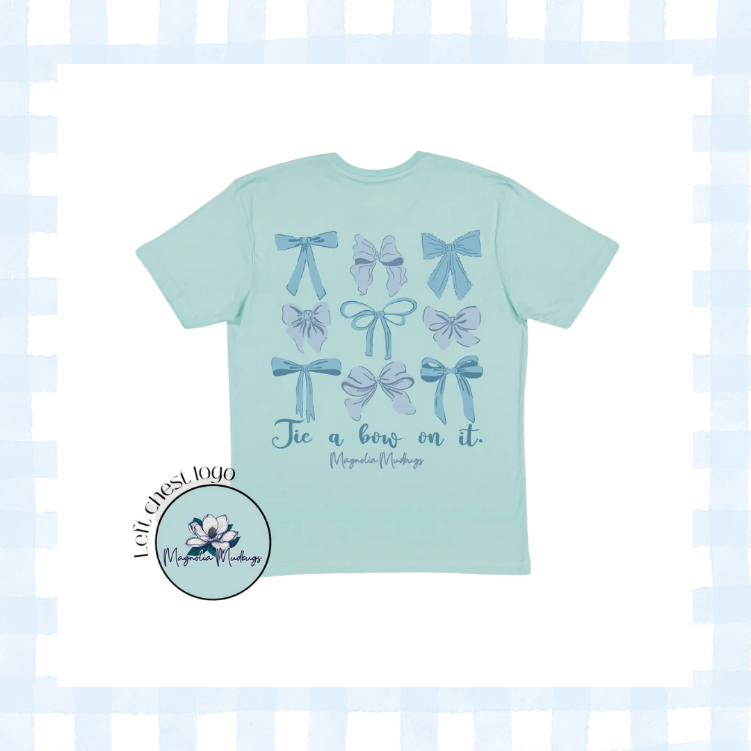 Tie A Bow on It Kids T-shirt | Preppy Girly