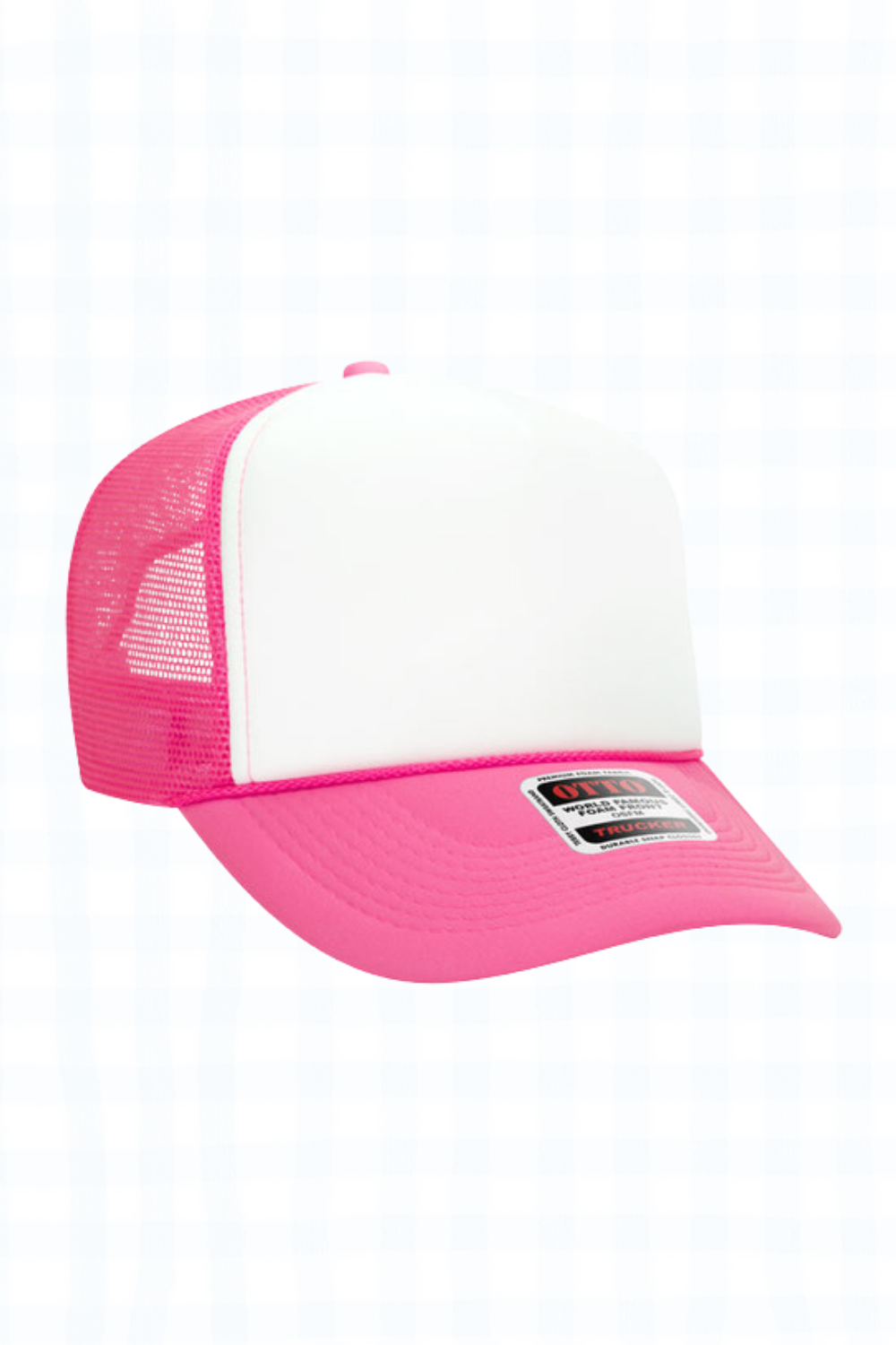 TRUCKER HAT - WHITE/PINK