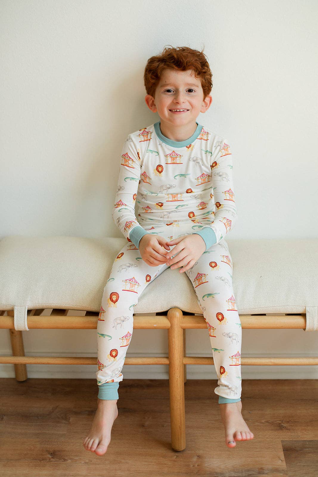 Under The Big Top 2 Piece Bamboo Pajama Set