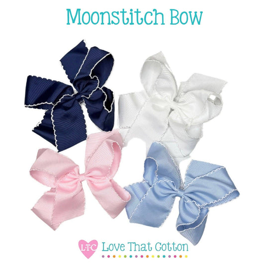 Moonstitch Bow: Navy