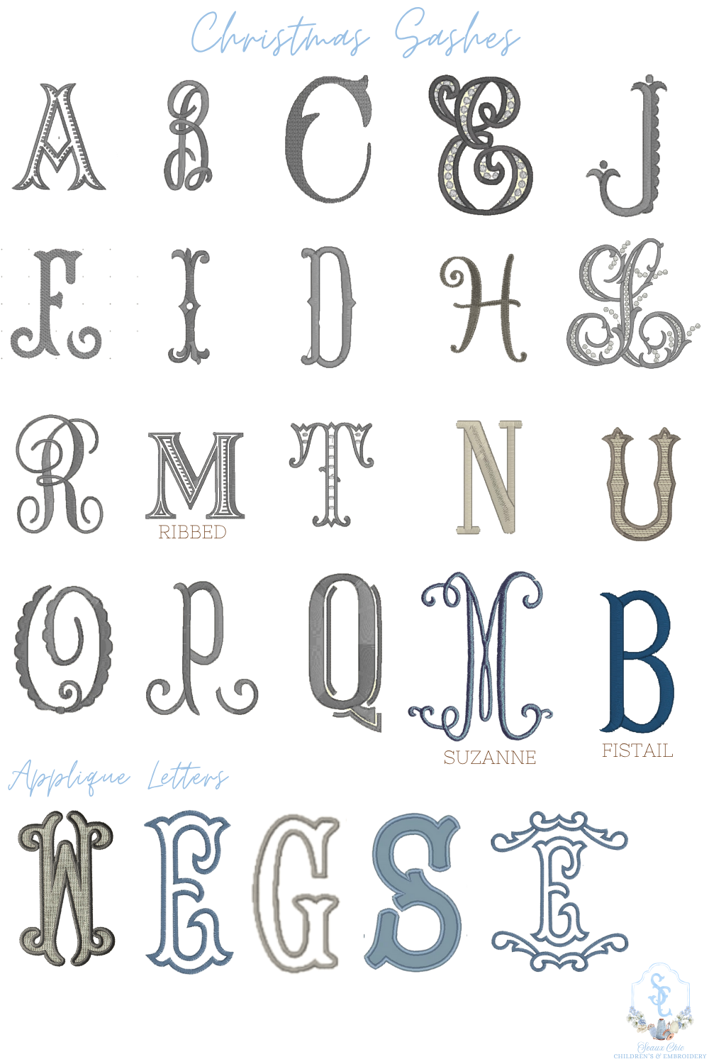 Wreath Sash - Single Sided