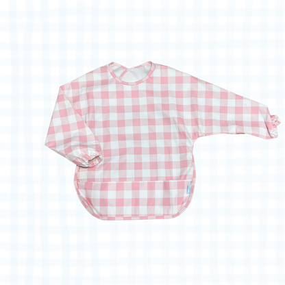 Gingham Catchall Bib