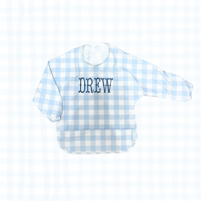 Gingham Catchall Bib