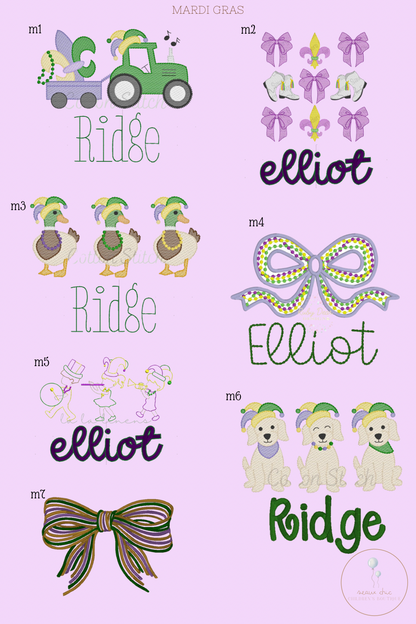 Mardi Gras Parade Bags