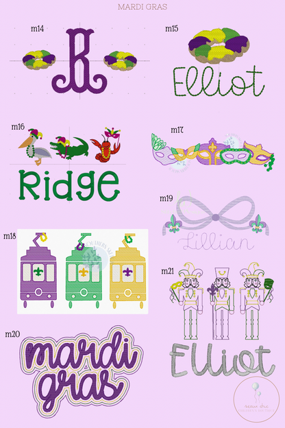 Mardi Gras Parade Bags