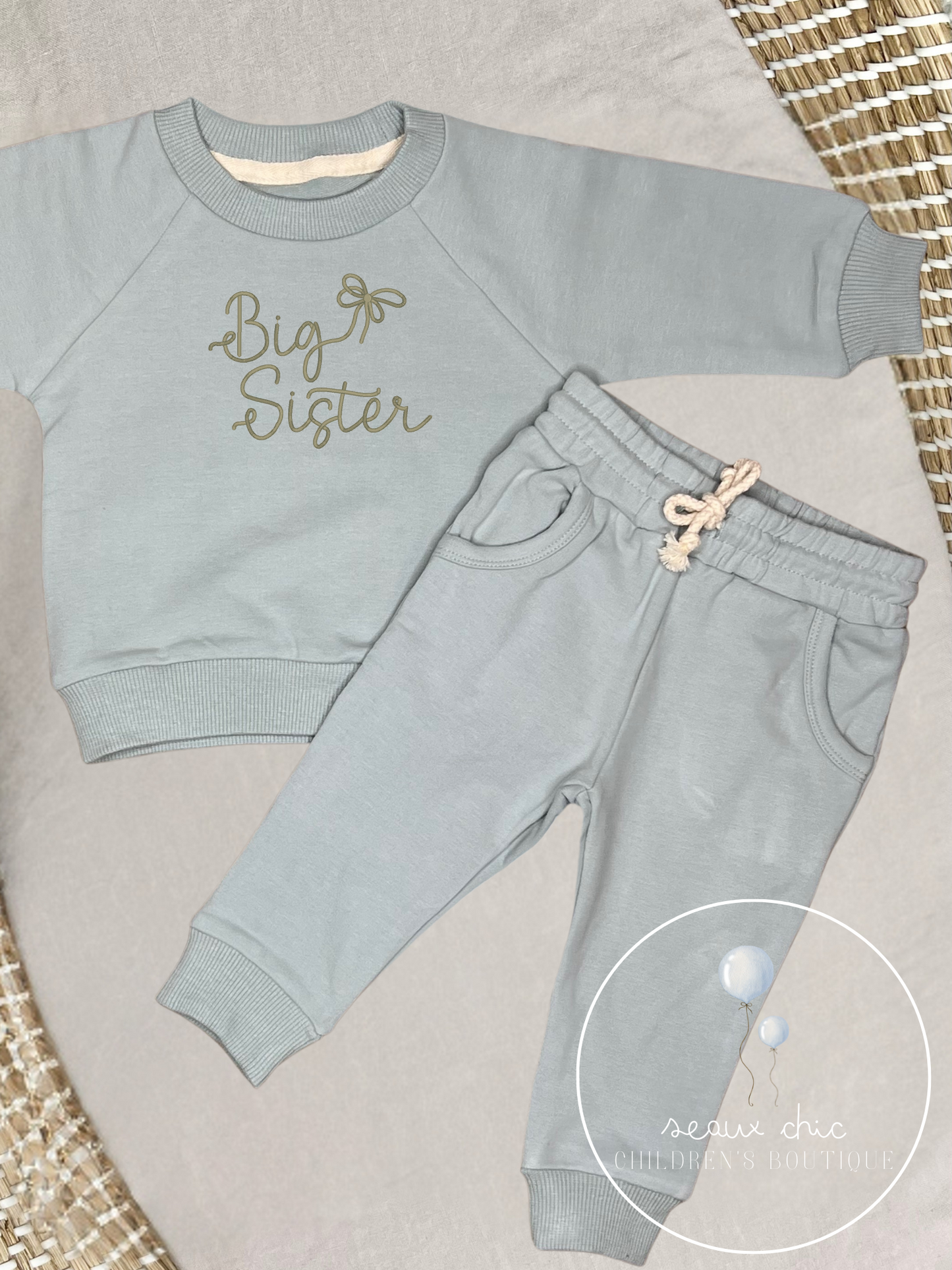 Light Sage - Unisex 2pc Jogger Pants Set