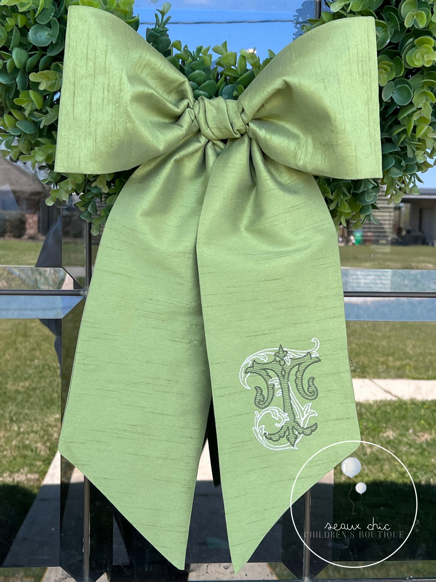 Wreath Sash - Single Sided