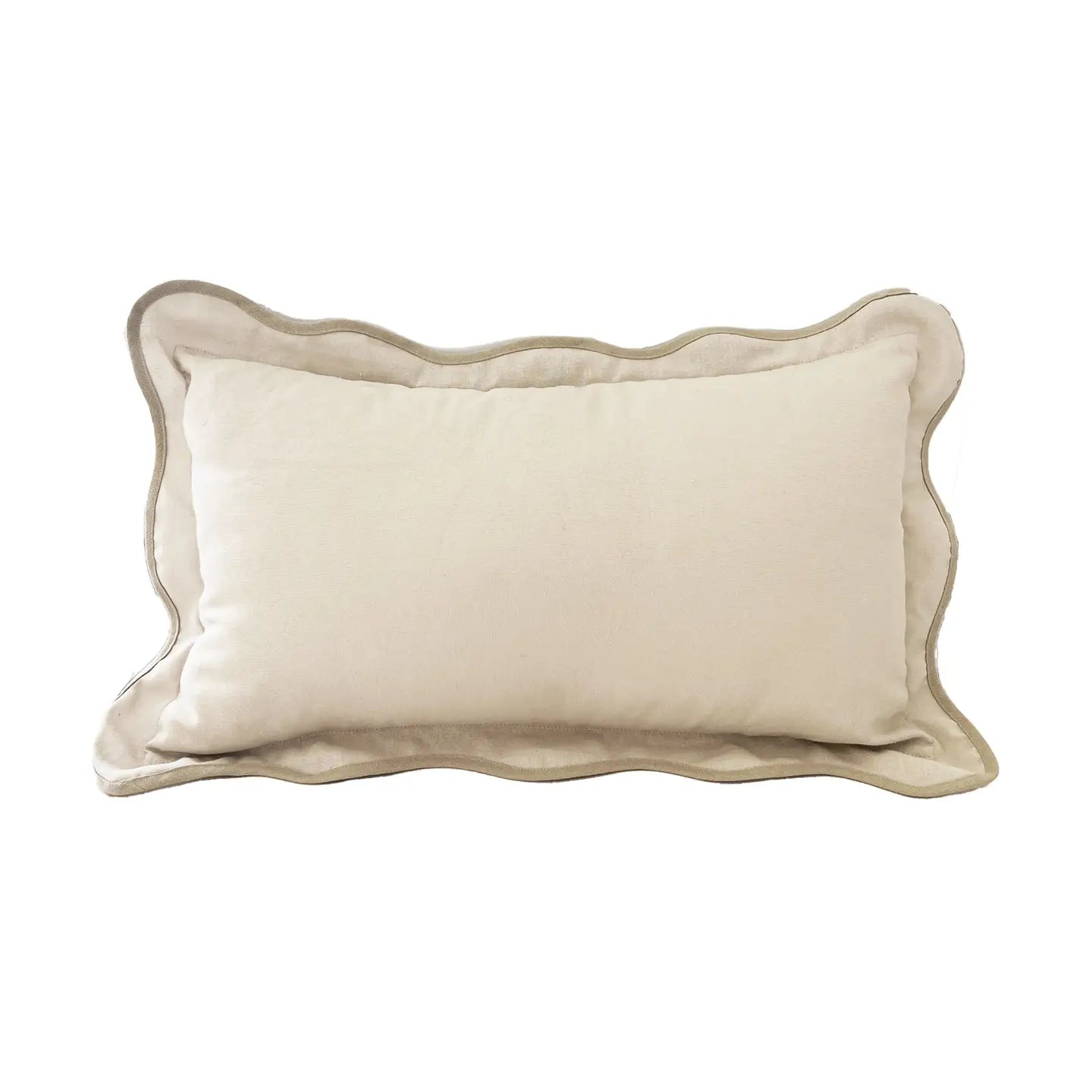 Scallop Taupe Pillow