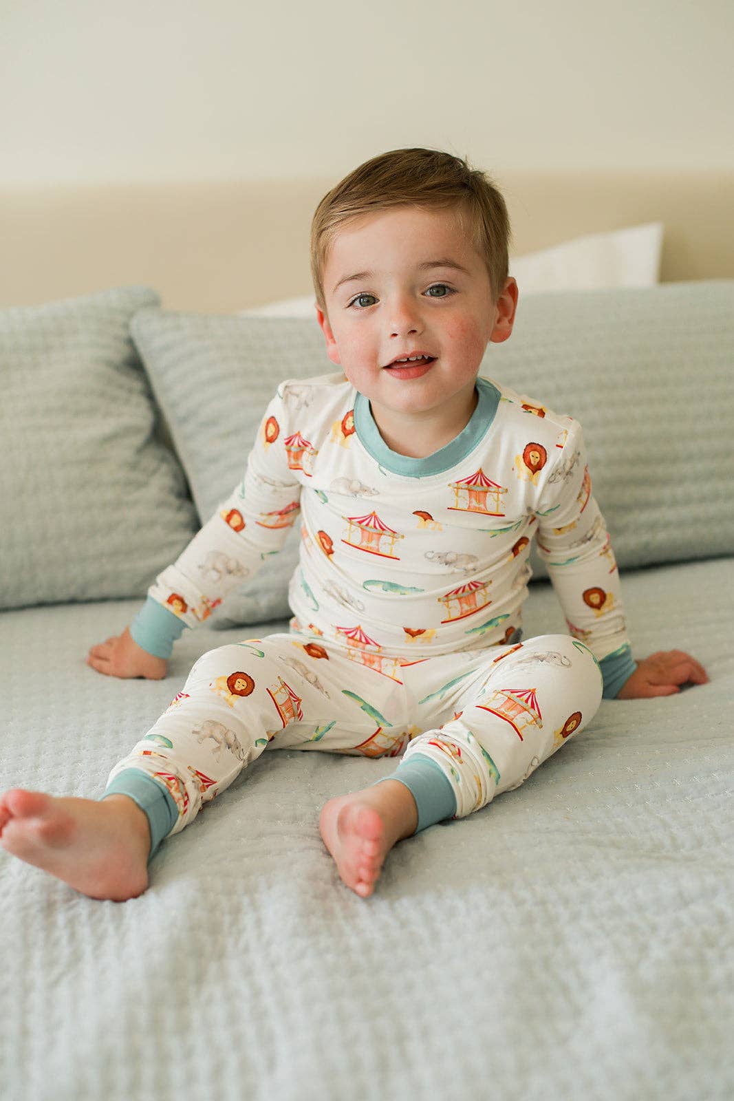 Under The Big Top 2 Piece Bamboo Pajama Set