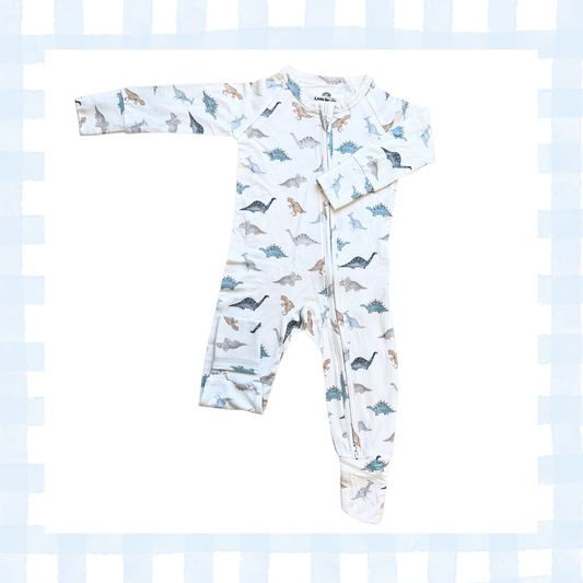 Snugglesaurus Zippy Romper Bamboo Baby Pajamas